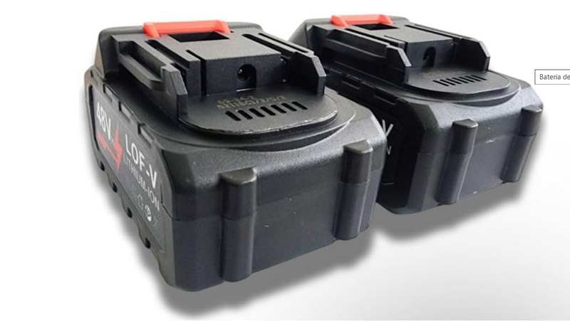 2x Baterias Extras 48v (Ultra Potente) + Carregador - Soprador Turbo Jet Portatil