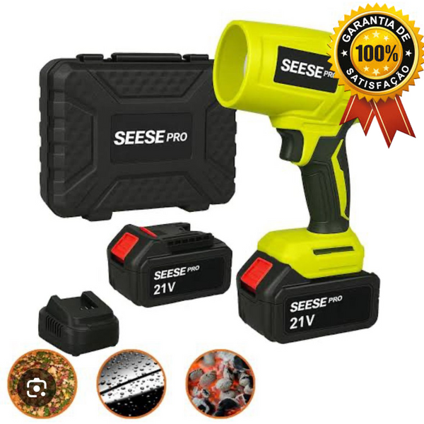 Seese Pro 2.0™  Soprador Portátil Turbo - Casa, Quintal, Carro, Sitio, Chacara, Fazenda e MUITO mais!