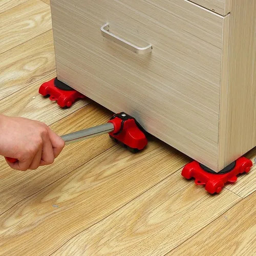 Kit Move Max – Levantador de Móveis Pesados com Rodinhas